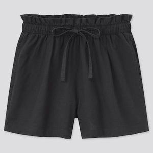 NWT UNIQLO Cotton Linen Relaxed Shorts